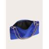 imageVerdusa Womens Satin Evening Handbag Shoulder Bag PurseBlue