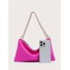 imageVerdusa Womens Satin Evening Handbag Shoulder Bag PurseHot Pink