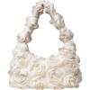 imageVerdusa Womens 3D Rose Applique Shoulder Bag Floral Hobo HandbagsApricot