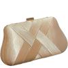 imageVerdusa Womens Metallic Evening Handbag Glitter Clutch Purse Party BagGold