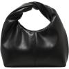 imageVerdusa Womens Ruched Hobo Mini Handbag Clutch Purse Dumpling Pouch BagBlack