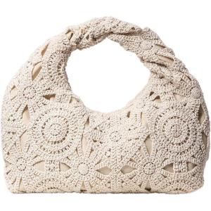 imageVerdusa Womens Ruched Hobo Mini Handbag Clutch Purse Dumpling Pouch BagLight Beige