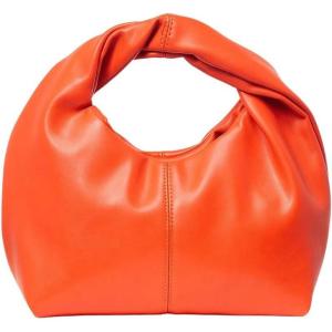 imageVerdusa Womens Ruched Hobo Mini Handbag Clutch Purse Dumpling Pouch BagOrange
