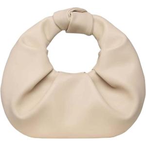 imageVerdusa Womens Ruched PU Leather Hobo Handbag Clutch PurseApricot