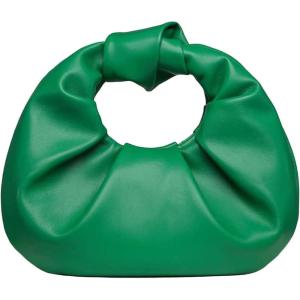 imageVerdusa Womens Ruched PU Leather Hobo Handbag Clutch PurseGreen