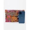 imageVerdusa Womens Floral Embroidery Sequin Evening Clutch Bags Party PursesPink Brown