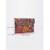 imageVerdusa Womens Floral Embroidery Sequin Evening Clutch Bags Party PursesPink Brown