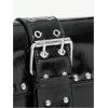 imageVerdusa Womens Shoulder Bag Y2K Handbag Cute Trendy Goth Studded Rivet Punk PurseBlack