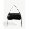imageVerdusa Womens Shoulder Bag Y2K Handbag Cute Trendy Goth Studded Rivet Punk PurseBlack
