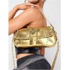 imageVerdusa Womens Shoulder Bag Y2K Handbag Cute Trendy Goth Studded Rivet Punk PurseGold