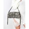 imageVerdusa Womens Shoulder Bag Y2K Handbag Cute Trendy Goth Studded Rivet Punk PurseGrey