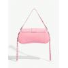 imageVerdusa Womens Shoulder Bag Y2K Handbag Cute Trendy Goth Studded Rivet Punk PurseLight Pink