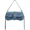 imageVerdusa Womens Shoulder Bag Y2K Handbag Cute Trendy Goth Studded Rivet Punk PurseDusty Blue