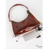 imageVerdusa Womens Clear Shoulder Bags Purse Transparent BagCoffee Brown