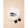 imageVerdusa Womens Faux Fur Fuzzy Hobo Bag Furry Handbag PurseWhite