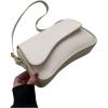imageVerdusa Womens Leather Shoulder Bag Clutch Purses Trendy Hobo Crossbody Handbags Y2K Saddle Flap Underarm PurseBeige