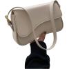 imageVerdusa Womens Leather Shoulder Bag Clutch Purses Trendy Hobo Crossbody Handbags Y2K Saddle Flap Underarm PurseBeige