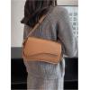 imageVerdusa Womens Leather Shoulder Bag Clutch Purses Trendy Hobo Crossbody Handbags Y2K Saddle Flap Underarm PurseBrown