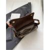 imageVerdusa Womens Leather Shoulder Bag Clutch Purses Trendy Hobo Crossbody Handbags Y2K Saddle Flap Underarm PurseCoffee Brown Retro