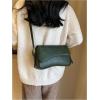 imageVerdusa Womens Leather Shoulder Bag Clutch Purses Trendy Hobo Crossbody Handbags Y2K Saddle Flap Underarm PurseGreen Retro