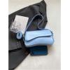 imageVerdusa Womens Leather Shoulder Bag Clutch Purses Trendy Hobo Crossbody Handbags Y2K Saddle Flap Underarm PurseLight Blue