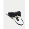 imageVerdusa Womens Leopard Print PU Leather Shoulder Bag Vintage Zipper Underarm BagsBlack