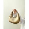 imageVerdusa Womens Metallic PU Leather Handbag Top Handle Hobo Purse Shoulder BagsGold