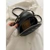 imageVerdusa Womens Quilted Leather Crossbody Bag Top Handle Circle Bag Mini Purse