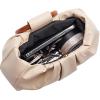 imageVerdusa Womens Ruched Small Handbag Clutch Purse Dumpling Pouch BagBeige