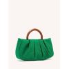 imageVerdusa Womens Ruched Small Handbag Clutch Purse Dumpling Pouch BagGreen