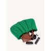 imageVerdusa Womens Ruched Small Handbag Clutch Purse Dumpling Pouch BagGreen