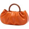 imageVerdusa Womens Ruched Small Handbag Clutch Purse Dumpling Pouch BagOrange