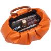 imageVerdusa Womens Ruched Small Handbag Clutch Purse Dumpling Pouch BagOrange