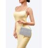 imageVerdusa Womens Shiny Mini Rhinestone Square Bag Sparkle Clutch Purse Wedding Evening Party HandbagsSilver