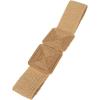 imageVerdusa Womens Symmetrical Buckle Straw Belts Wide Belt Elastic WaistbandKhaki