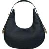 imageVerdusa Womens Metallic PU Leather Handbag Top Handle Hobo Purse Shoulder BagsBlack