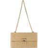 imageVerdusa Womens Straw Shoulder Bags Woven Clutch Purse Summer Beach HandbagsKhaki