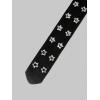 imageVerdusa Womens Double Grommet PU Leather Belt Punk Buckle Waist BeltsBlack