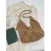 imageVerdusa Womens Straw Hobo Shoulder Bags Woven Tote Handbag Summer Crochet PurseDark Khaki