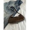imageVerdusa Womens Y2k Purse Top Handle Shoulder Bag Buckle Punk Hobo Clutch Purses BagsChocolate Brown