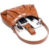imageVerdusa Womens Y2k Purse Top Handle Shoulder Bag Buckle Punk Hobo Clutch Purses BagsMedium Brown