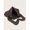 imageVerdusa Womens Crochet Shoulder HandBags Hobo Knitted Tote Bag Shopping BagsCoffee Brown