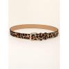 imageVerdusa Womens Leopard Belt Faux Leather Waist BeltsLeopard Brown