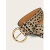 imageVerdusa Womens Leopard Belt Faux Leather Waist BeltsLeopard Khaki