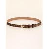 imageVerdusa Womens Leopard Belt Faux Leather Waist BeltsLeopard Round