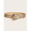 imageVerdusa Womens Vintage Buckle PU Leather Waist Belts Western BeltsGold