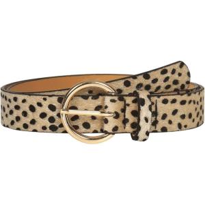imageVerdusa Womens Leopard Belt Faux Leather Waist BeltsLeopard Khaki