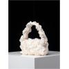 imageVerdusa Womens 3D Flower Clutch Handbags Rose Evening Purse Top Handle BagsApricot