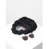 imageVerdusa Womens 3D Flower Clutch Handbags Rose Evening Purse Top Handle BagsBlack