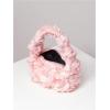 imageVerdusa Womens 3D Flower Clutch Handbags Rose Evening Purse Top Handle BagsPink